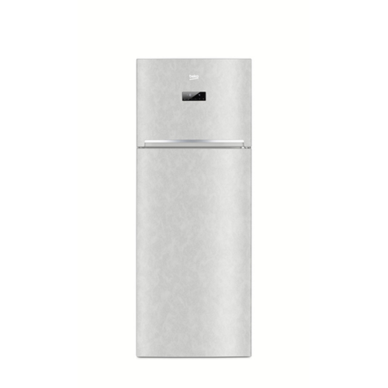 BEKO Frigorifero Beko RDNE455E20M 455 L combinato classe A+ 185 x 70 x 64 cm argento marmorizzato